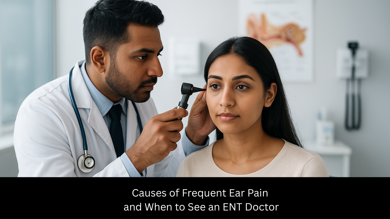 Causes of Frequent Ear Pain and When to See an ENT Doctor