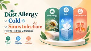 Dust Allergy vs Cold vs Sinus Infection