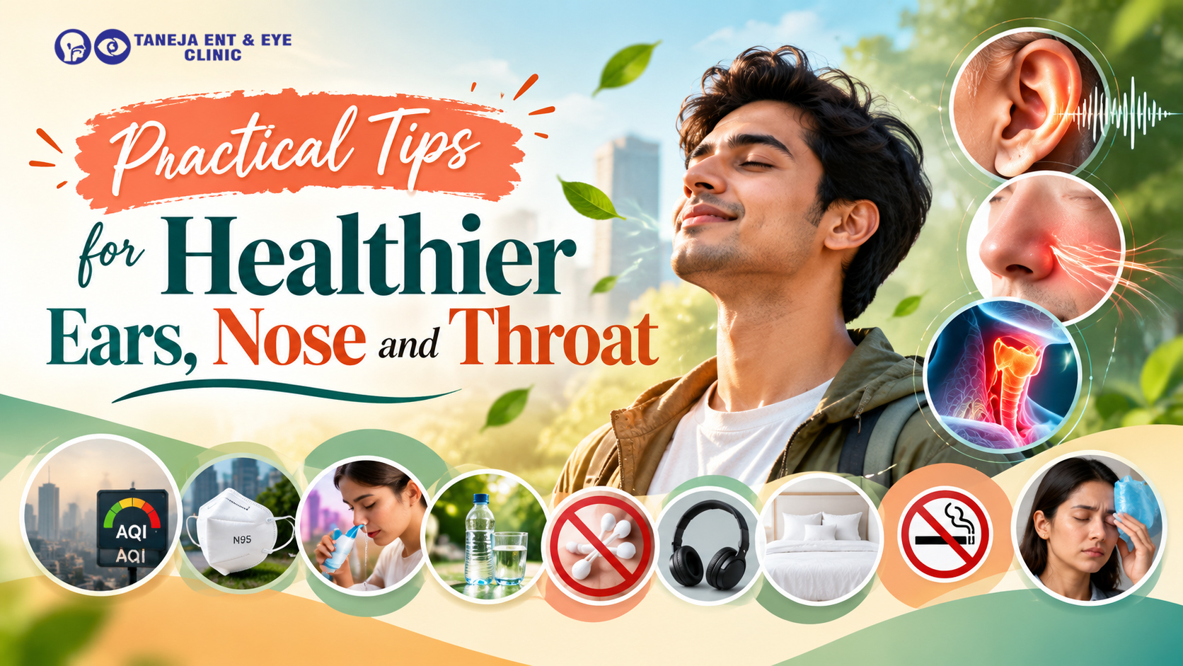 practical tips for healthier ears, nose and throat